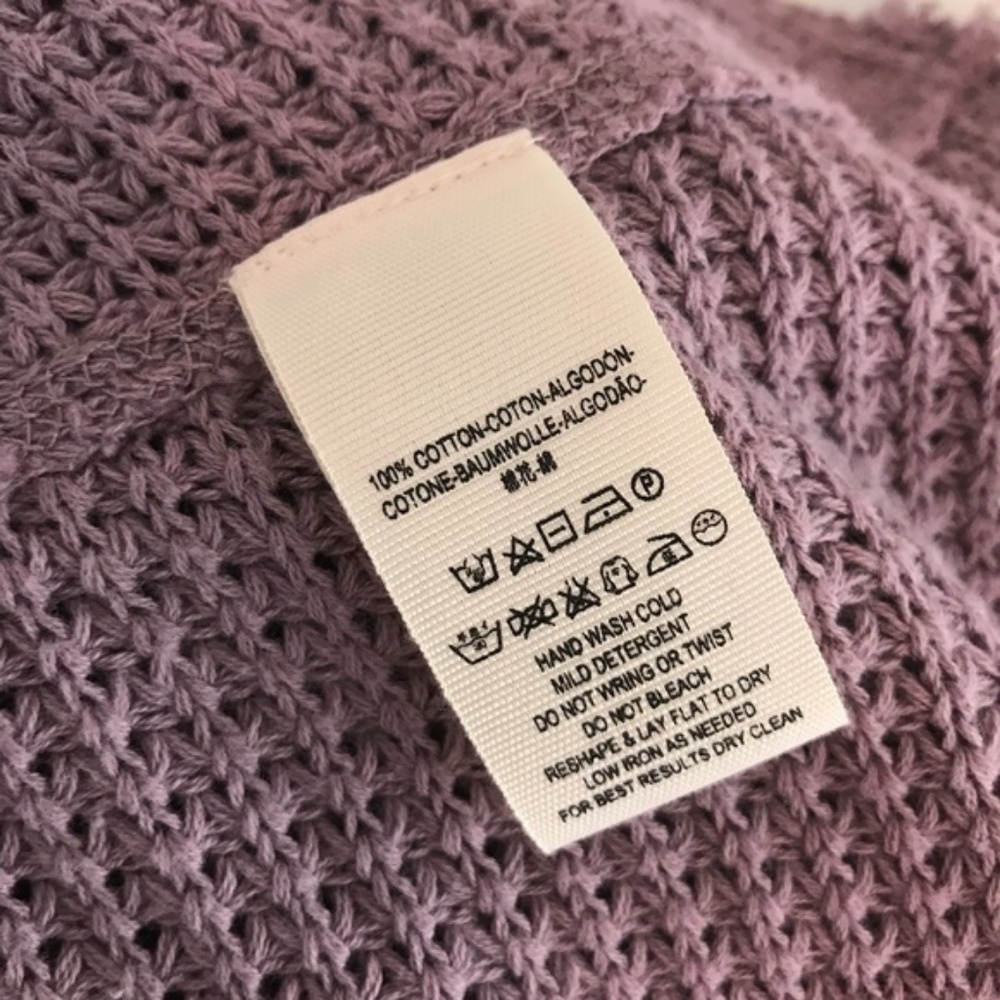 Free People Moonshine Purple Cold Shoulder Sweater - Picture 8 of 8